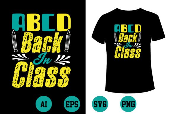 Abcd Back in Class – Back to School Design