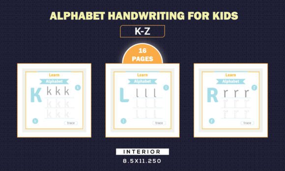 Alphabet Tracing Coloring Book for Kids
