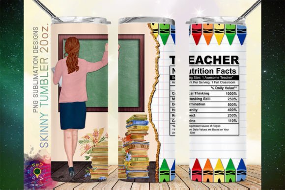 Crayons Teacher Nutrition Facts Tumbler: A Practical Tool for Creative Workflows