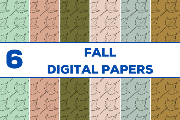 Fall Autumn Digital Paper: Elevate Your Creative Projects with High-Resolution Designs