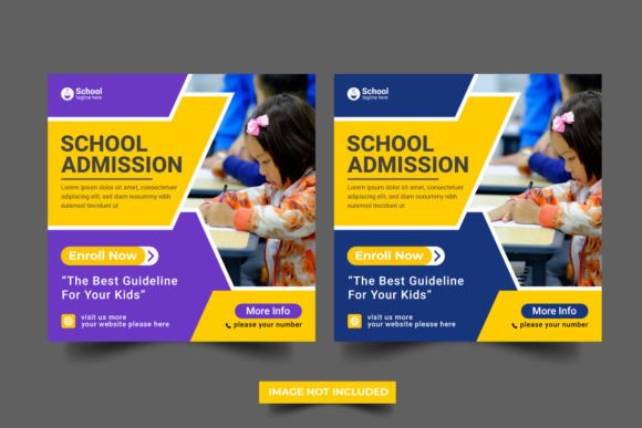Maximize Your School's Visibility with an Effective School Education Admission Web Banner