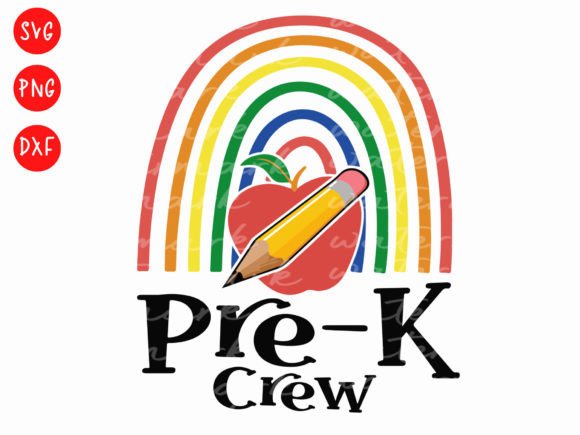 Pre-K Crew Svg, Preschool Png, Teacher