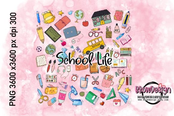 School Life Hand Drawn, School Doodle PNG: A Creative Resource for Educators and Designers